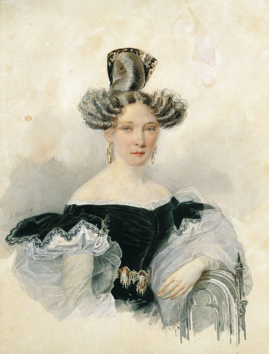 Ritratto di E.M. Bakunina - Museo Pushkin, Mosca
